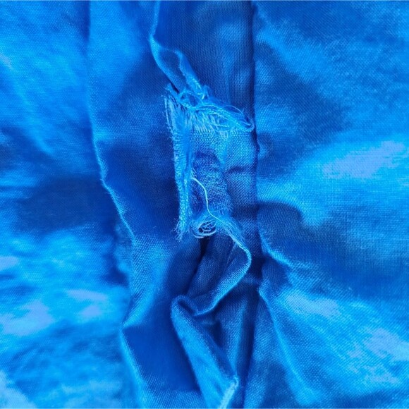 Gap Linen Spaghetti Strap Fully Lined Striped Mini Summer Sundress Pockets Sz 10 - Picture 8 of 14